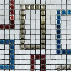 Stone+Glass Mosaic Wall Tiles