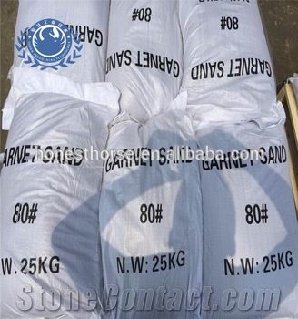 High Hardness Garnet Stone 80 Price for Robot Wat