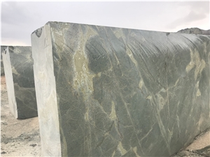 Golden Lightning Granite, Golden Moss Granite, Verde Karzai Granite Blocks