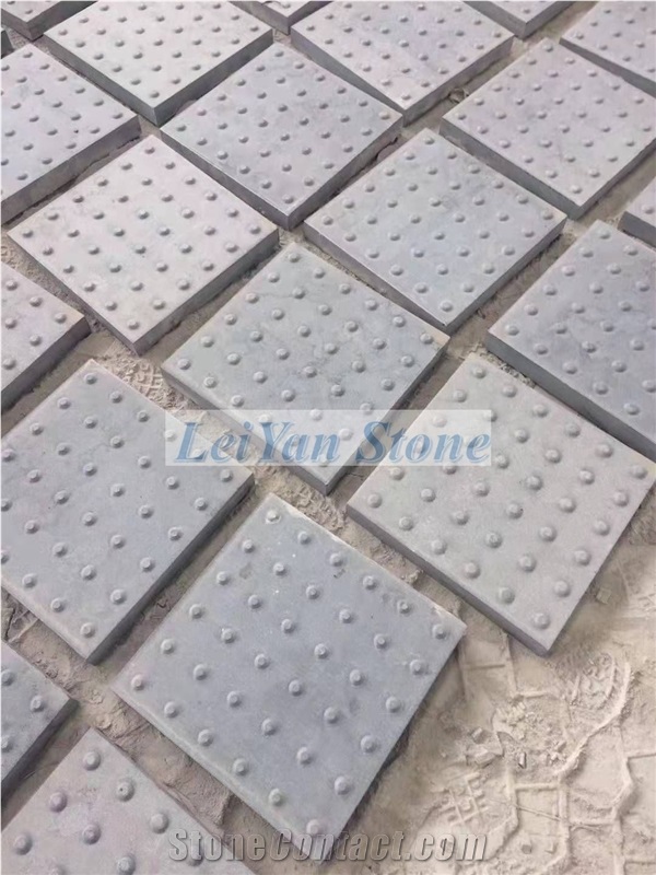 Blue Lime Stone Tiles for Blind Pavement,Blauwe Hardsteen