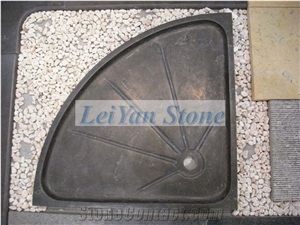 Blue Limestone Shower Tray Bases Honed, L828