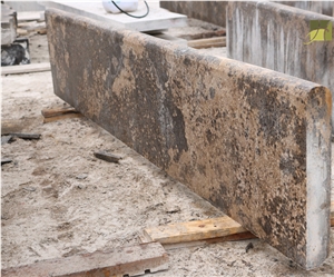 Cheap Blue Limestone Swiming Pool Coping,Bull Nose