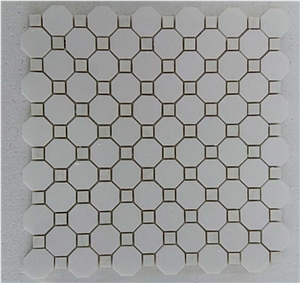 Dolomite White Marble Mosaic