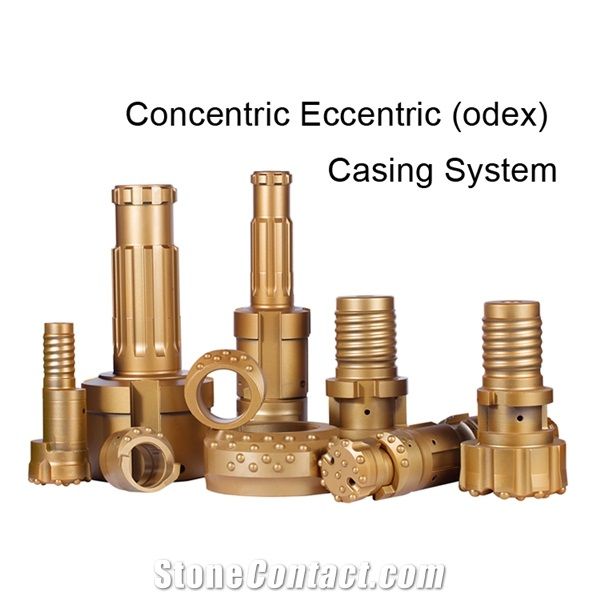 Symmetric Concentric Overburden Drilling Ring Bit