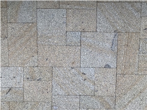 Granito Amarelo Ponte De Lima Puzzle Efect Pattern