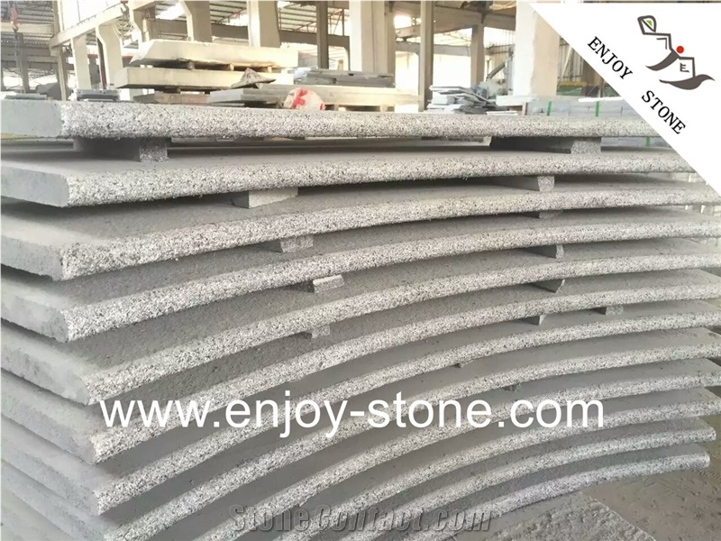 Curved G654 Granite Original Dark Grey Impala