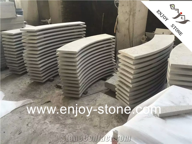 Curved G654 Granite Original Dark Grey Impala