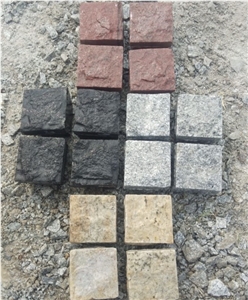 Granite Cobbles, Grey Granite Cube Stone & Pavers