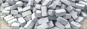 Granite Cobbles, Grey Granite Cube Stone & Pavers