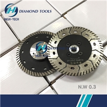 Turbo Diamond Saw Blade 5" Cutting Wheel for Granite