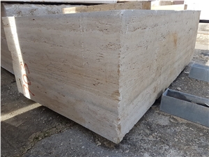 Classic Travertine Block Vein Cut
