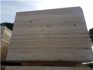 Classic Travertine Vein Cut Block