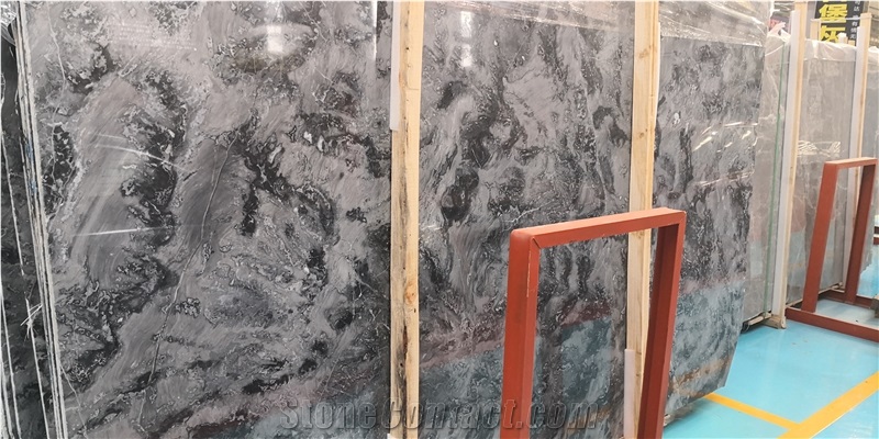Romantic China Grey Marble Slabs