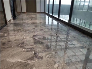 Romantic China Grey Marble Slabs