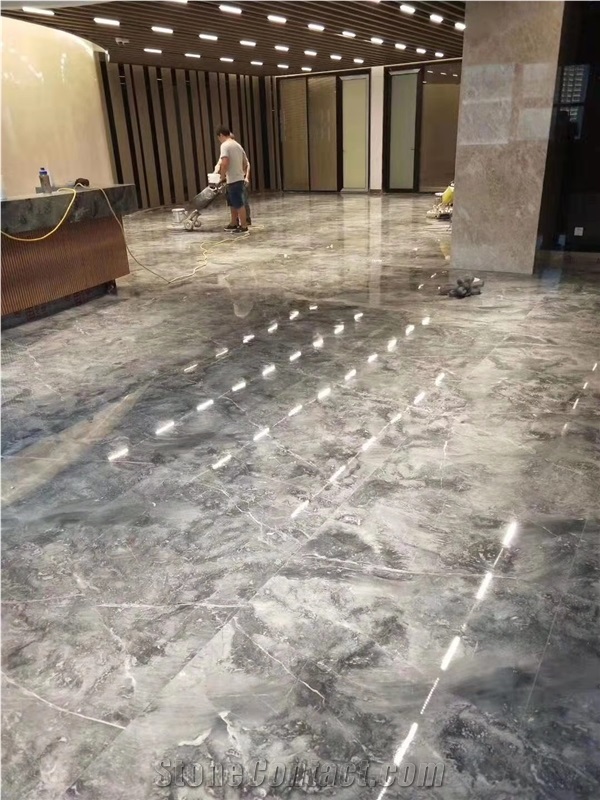 Romantic China Grey Marble Slabs