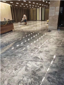 Romantic China Grey Marble Slabs