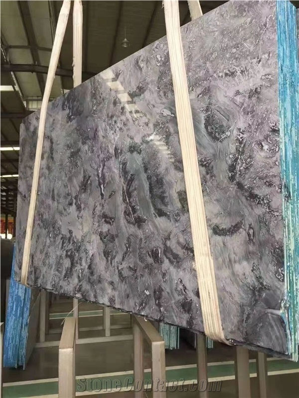 Romantic China Grey Marble Slabs