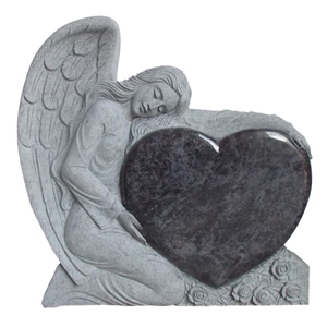 Absolute Black Granite Angel Monuments