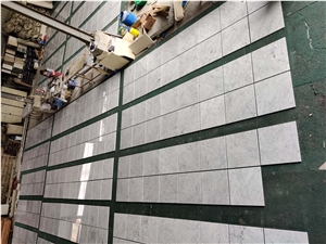 Bianco Carrara White Marble Flooring Tiles