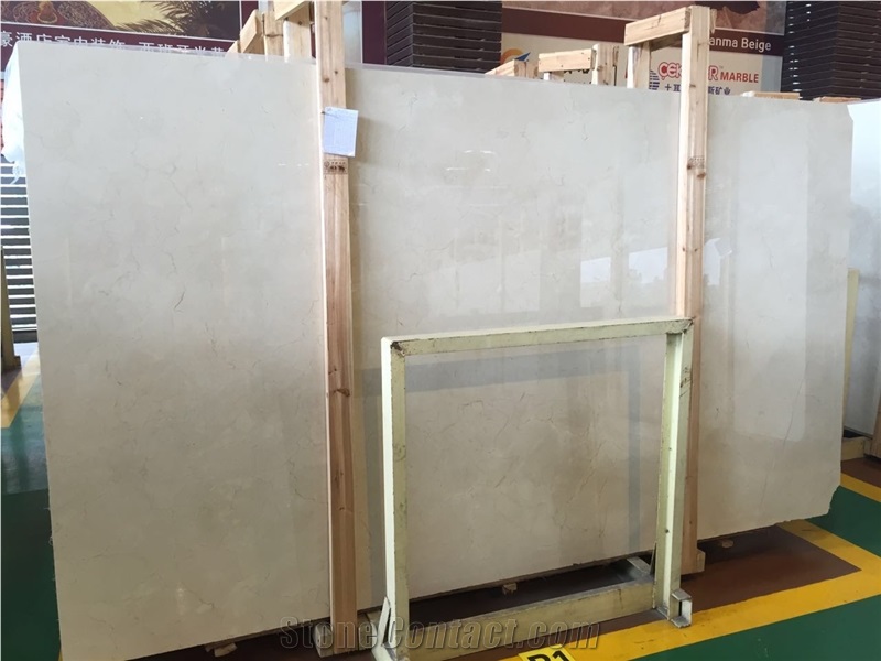 Crema Marfil Beige Marble Tiles and Slabs