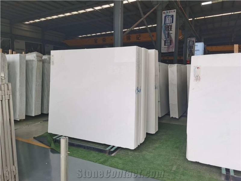 New Ariston White Sivec White Marble Slabs