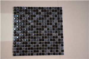 Artistic Coloured Glaze Crystal Glass Mosaic