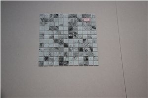 Artistic Coloured Glaze Crystal Glass Mosaic Tile