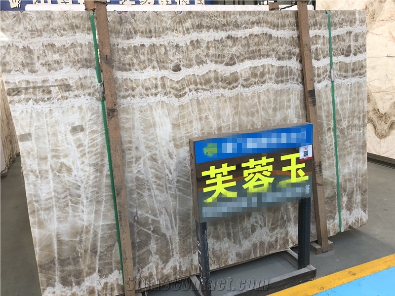 Lotus Onyx Slabs Beige Jade Slabs Tiles 