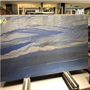 Luxury Blue Qartize Big Size Wall Cladding Slabs Luxury Blue Qartize Big Size Wall Cladding Slabs