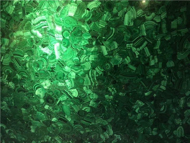 Polished Green Semiprecious Stone, Gem Stone Slabs