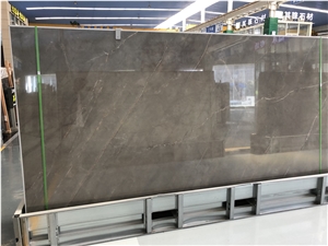 Polished Grey Artificial Wall Cladding Slabs