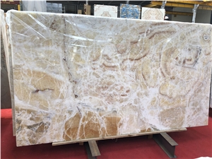 Rainbow Ice Jade Slabs for Wall Panel