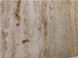 Roman Beige Travertine Wood Grain Travertine Slabs