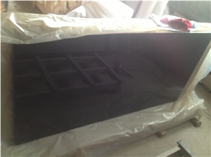 Absolute Black Ds Granite Slabs, Indian Black Tile