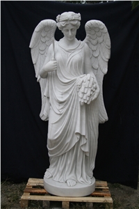 Angel Statue Angel Sculpture White Marble Statue