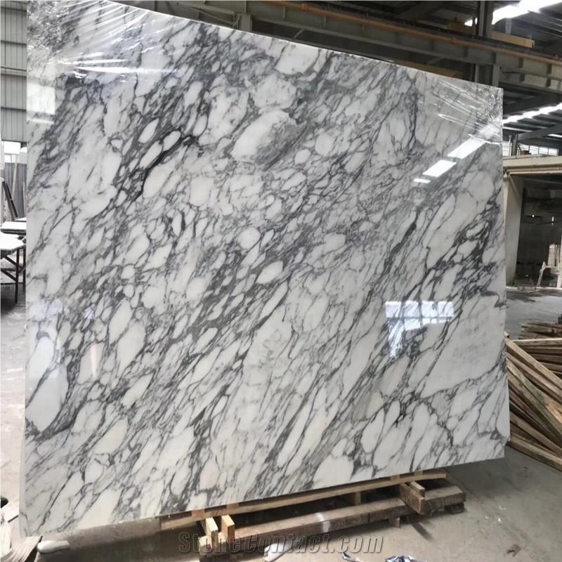 Arabescato Boana White Marble Slabs for Flooring