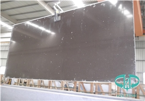 Artificial Black Stone Polished Slabs