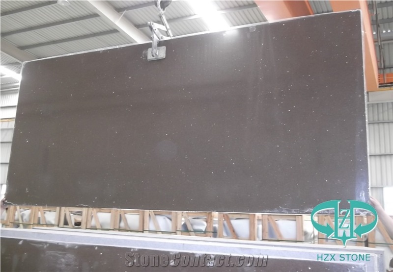 Artificial Black Stone Polished Slabs