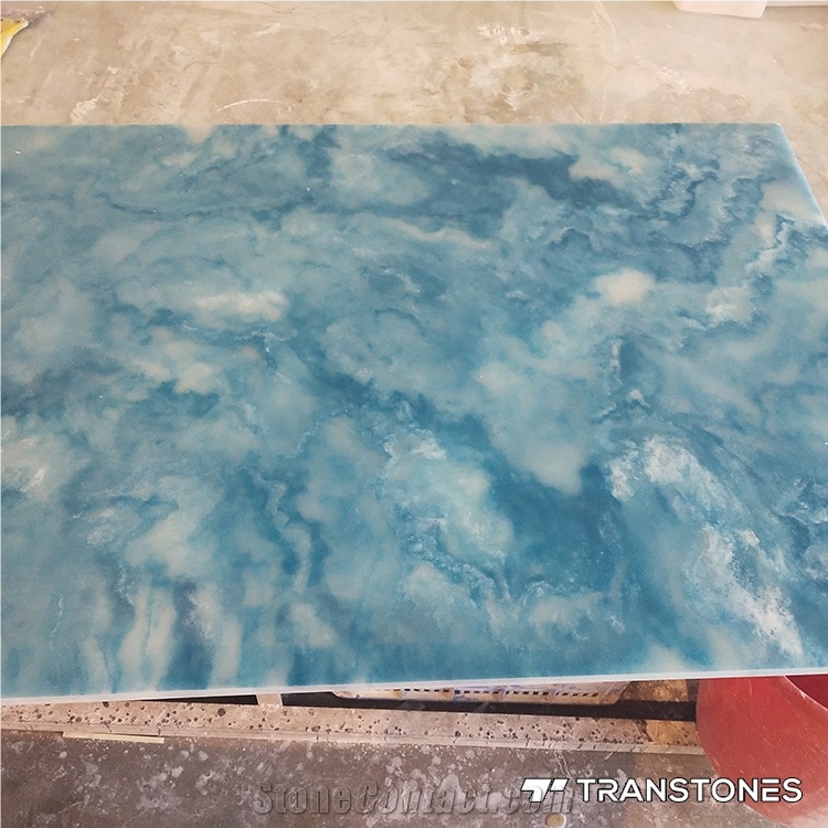 Artificial Blue Stone for Home Decorative