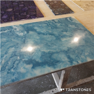 Artificial Blue Stone for Home Decorative