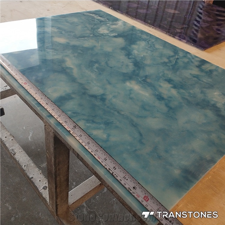 Artificial Blue Stone for Home Decorative