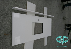 Artificial Pure White Quartz Countertop&Vanity Top