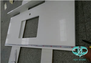 Artificial Pure White Quartz Countertop&Vanity Top