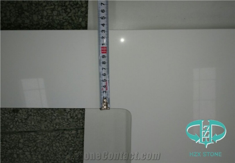 Artificial Pure White Quartz Countertop&Vanity Top