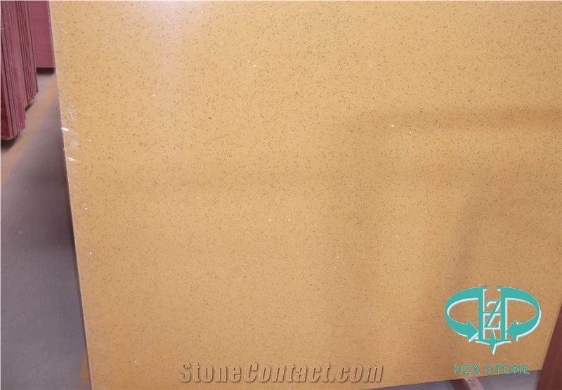 Artificial Yellow Stone Polished Slab