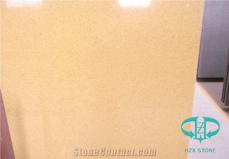 Artificial Yellow Stone Polished Slab