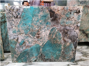 Backdrop Verde Paraiba Amazon Green Granite Slab Backdrop Verde Paraiba Amazon Green Granite Slab