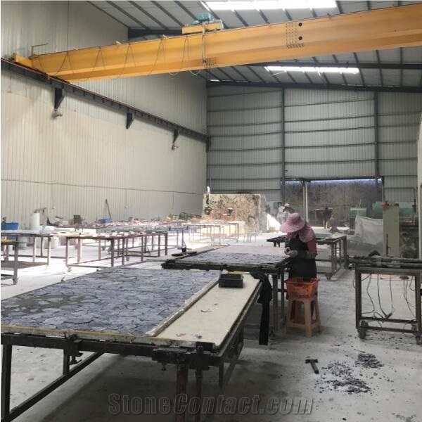 Backlit Semiprecious Stone Supplier Blue Agate