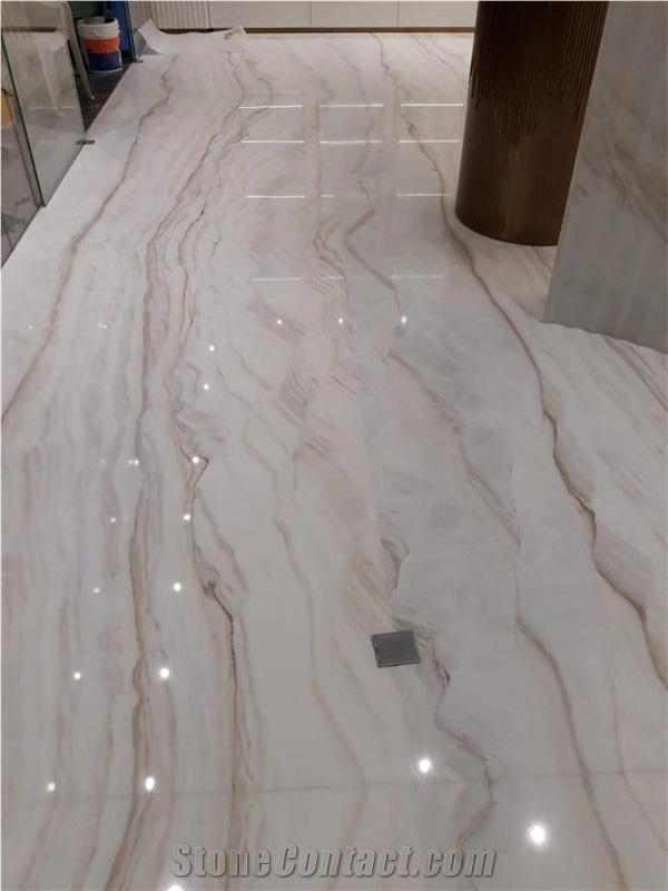Bianco Lasa Merano White Marble Slab & Tile