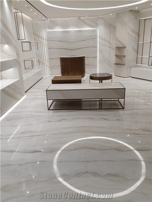 Bianco Lasa Merano White Marble Slab & Tile